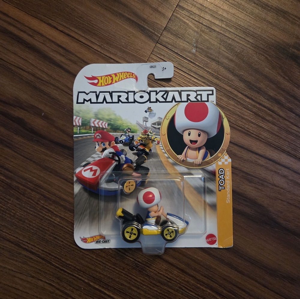 Hot Wheels Super Mario Kart Toad